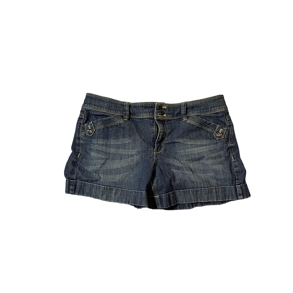 EUC Sexy Jeans For Moms White House Black Market Blue Jean Shorts High-Waisted 8